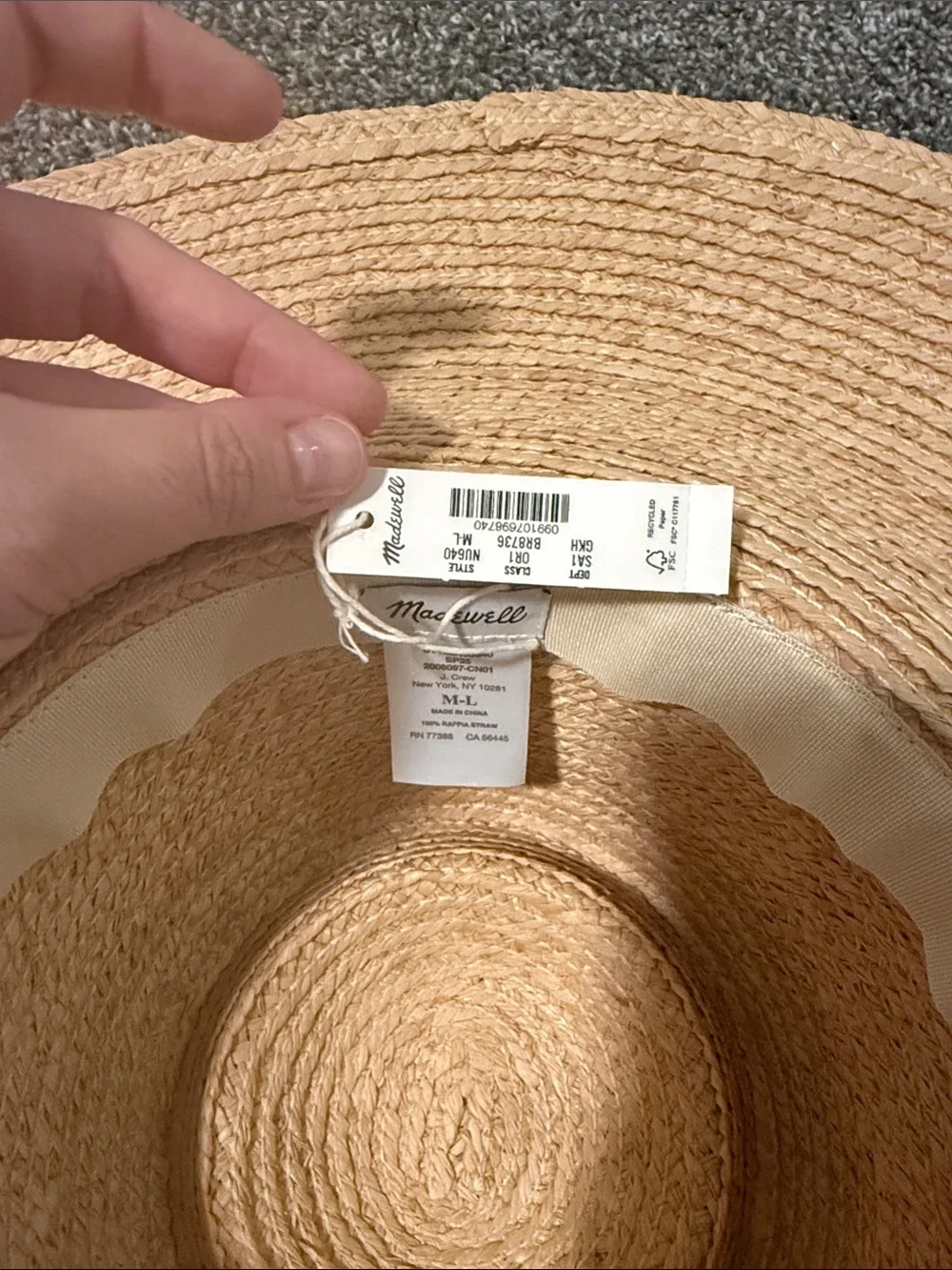 Madewell size ml